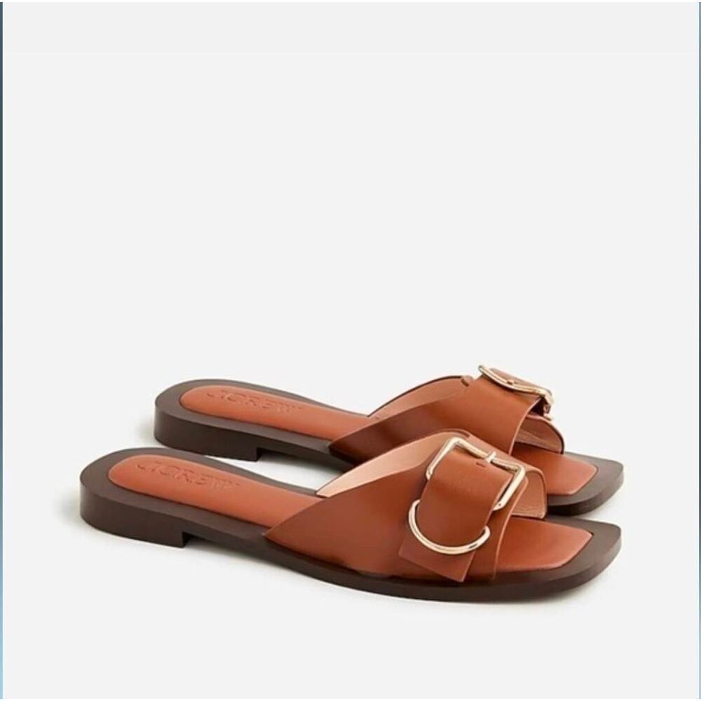 J Crew Callie sandals in leather CA035 Size 9.5 NWOB